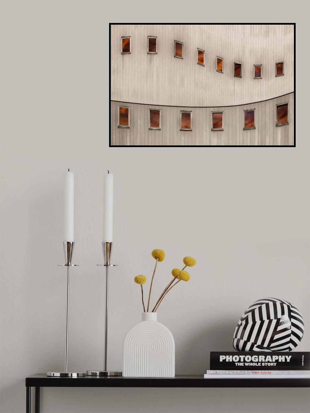Curvilinear Poster och Canvastavla