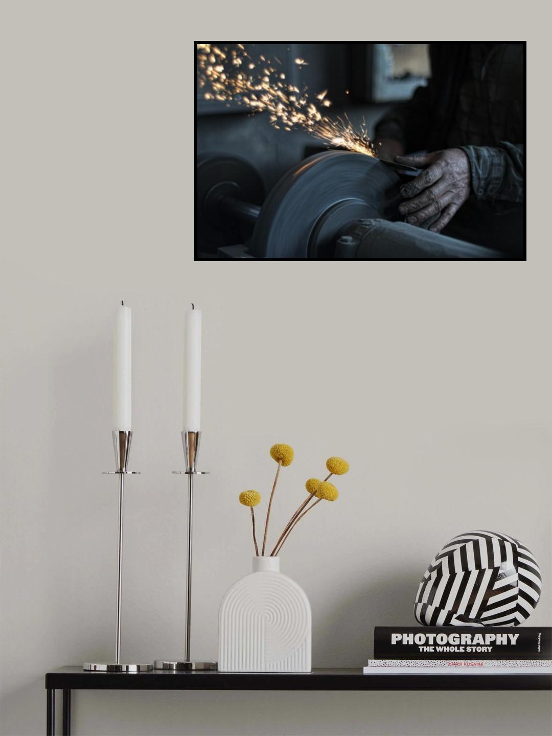 Craftsman on the work Poster och Canvastavla