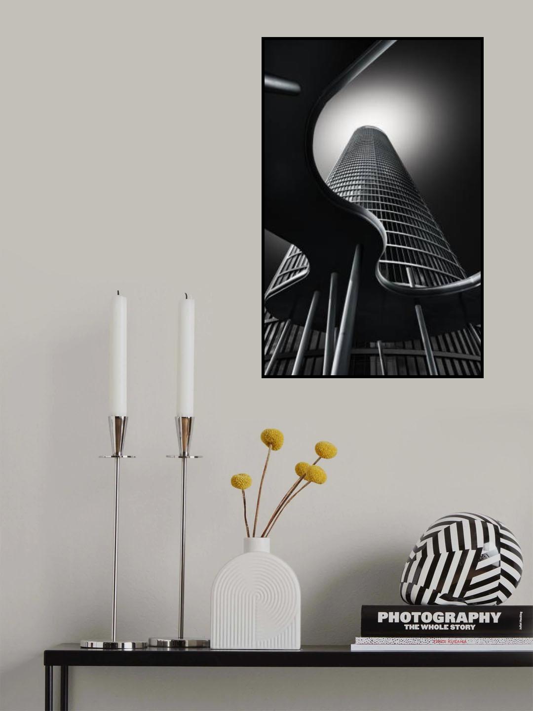 Waves, Columns &amp; Tower Poster och Canvastavla