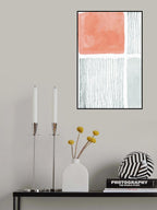 Watercolor Lines Series #2 Poster och Canvastavla