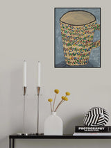 Mug With Leaves Poster och Canvastavla