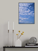 cloudy weather and sky background Poster och Canvastavla