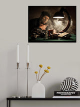 The interrogation of the suspect Poster och Canvastavla