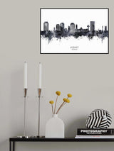 Hobart Australia Skyline Poster och Canvastavla