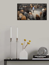 shepherd and his flock Poster och Canvastavla