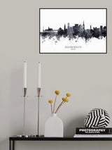 Bournemouth England Skyline Poster och Canvastavla