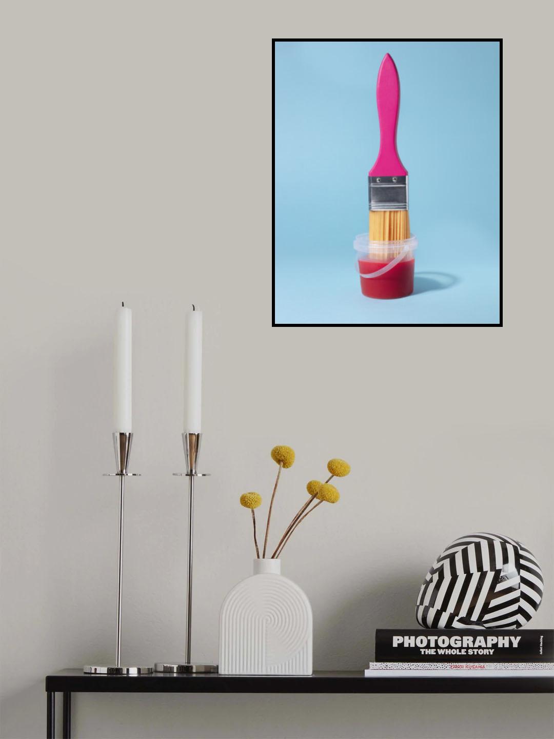 Paintbrush Poster och Canvastavla