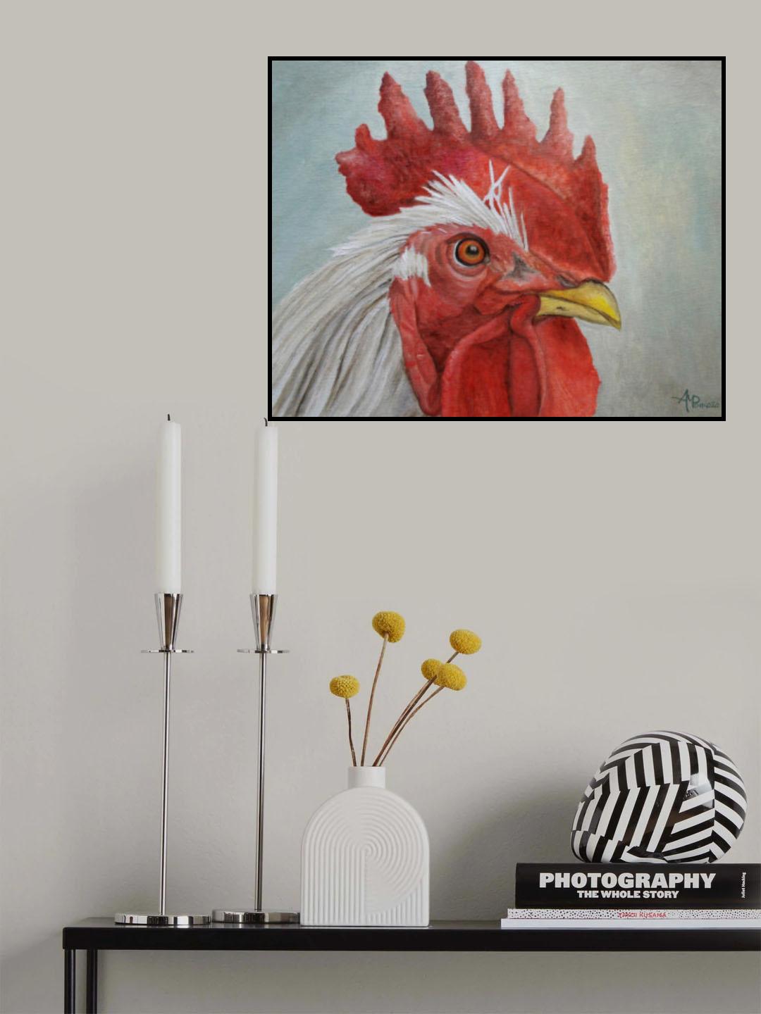 Mister Rooster Poster och Canvastavla