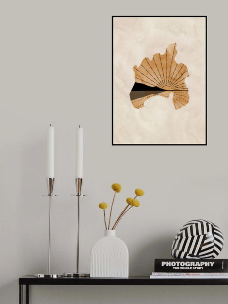 Abstract Lake Cathedral Poster och Canvastavla