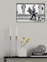 Dog walkers Poster och Canvastavla