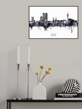 Daegu Skyline South Korea Poster och Canvastavla