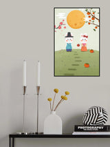 Happy Mid Autumn Festival Tradition Poster och Canvastavla