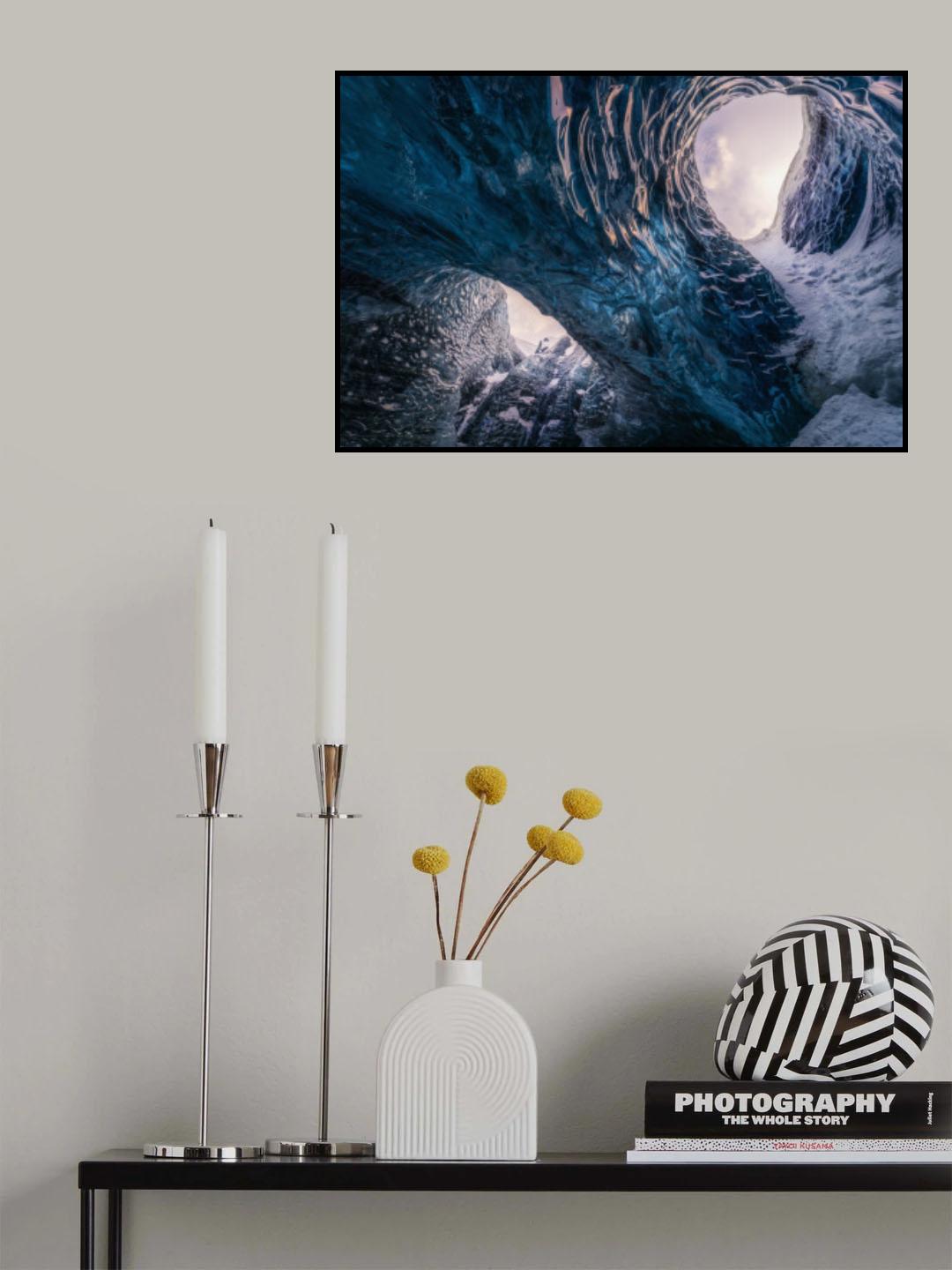 The eyes of the glacier Poster och Canvastavla
