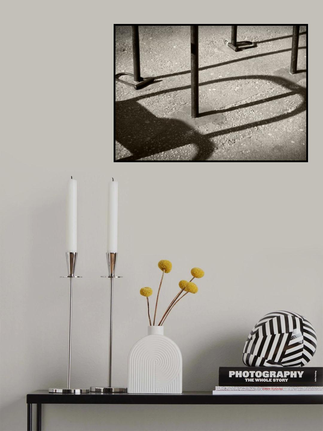 Bicycle Locks Poster och Canvastavla