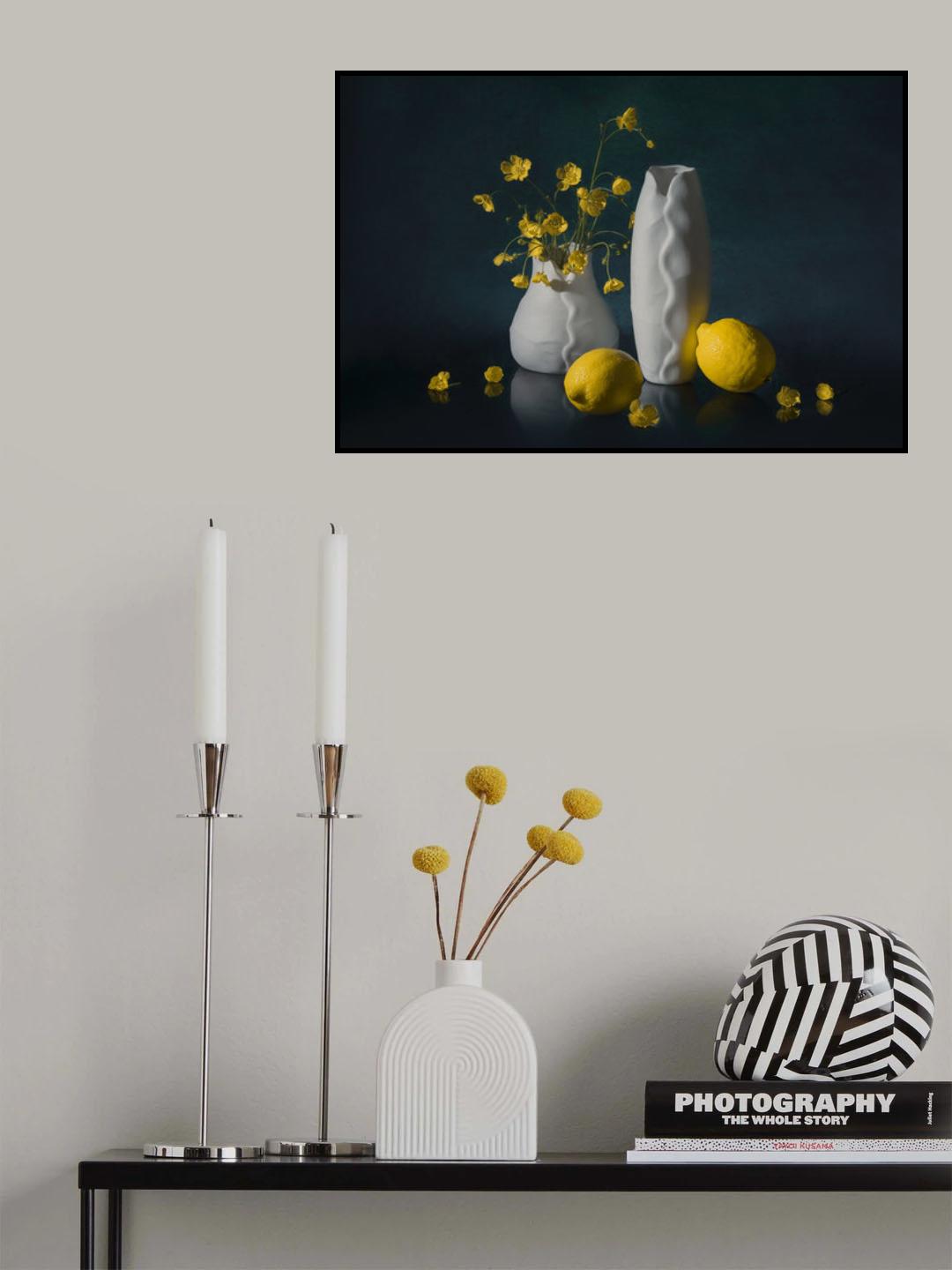 Sour Yellow Poster och Canvastavla