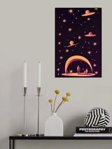 A Galactic Dream Poster och Canvastavla