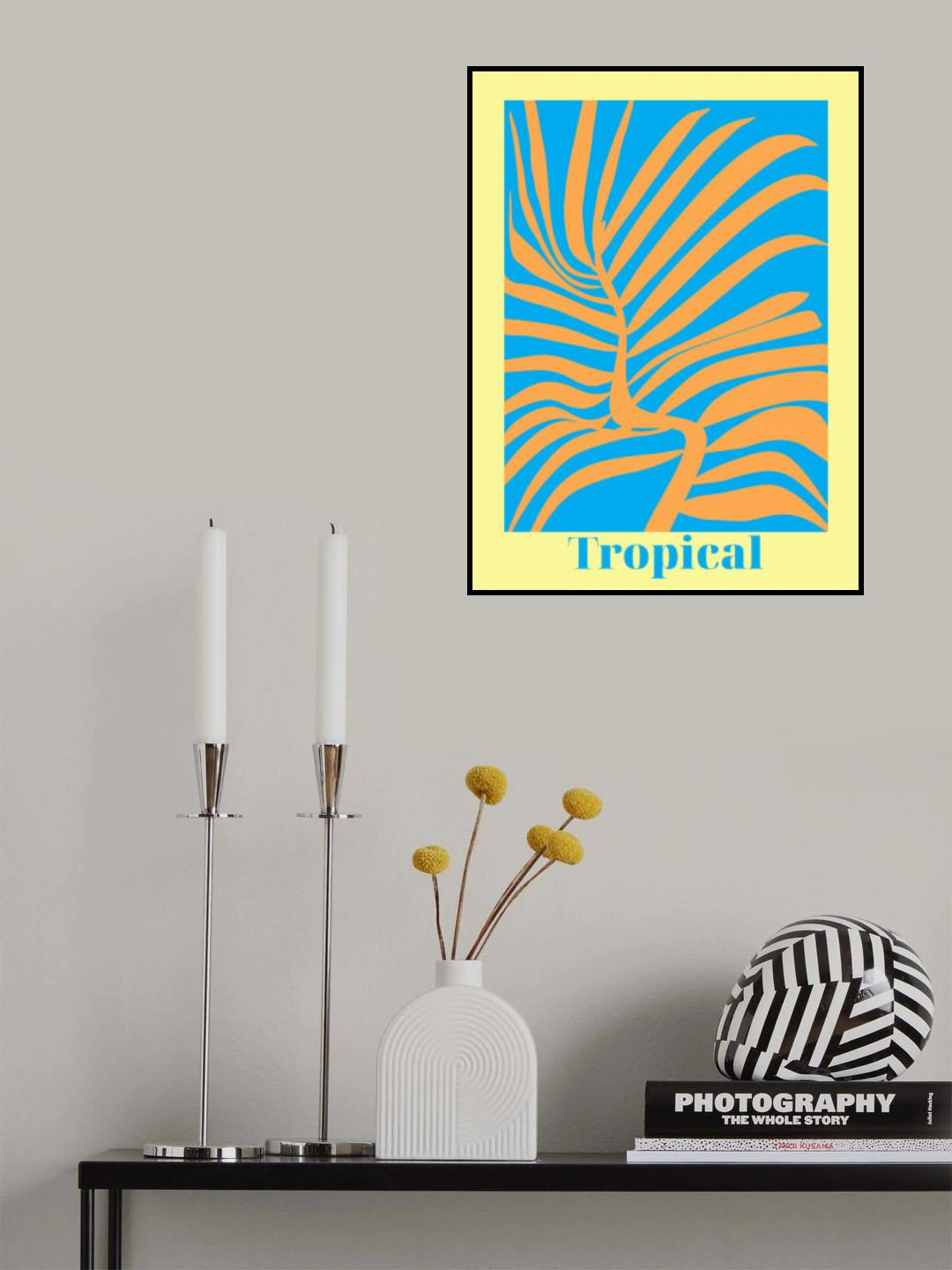 Tropical Fern Poster och Canvastavla