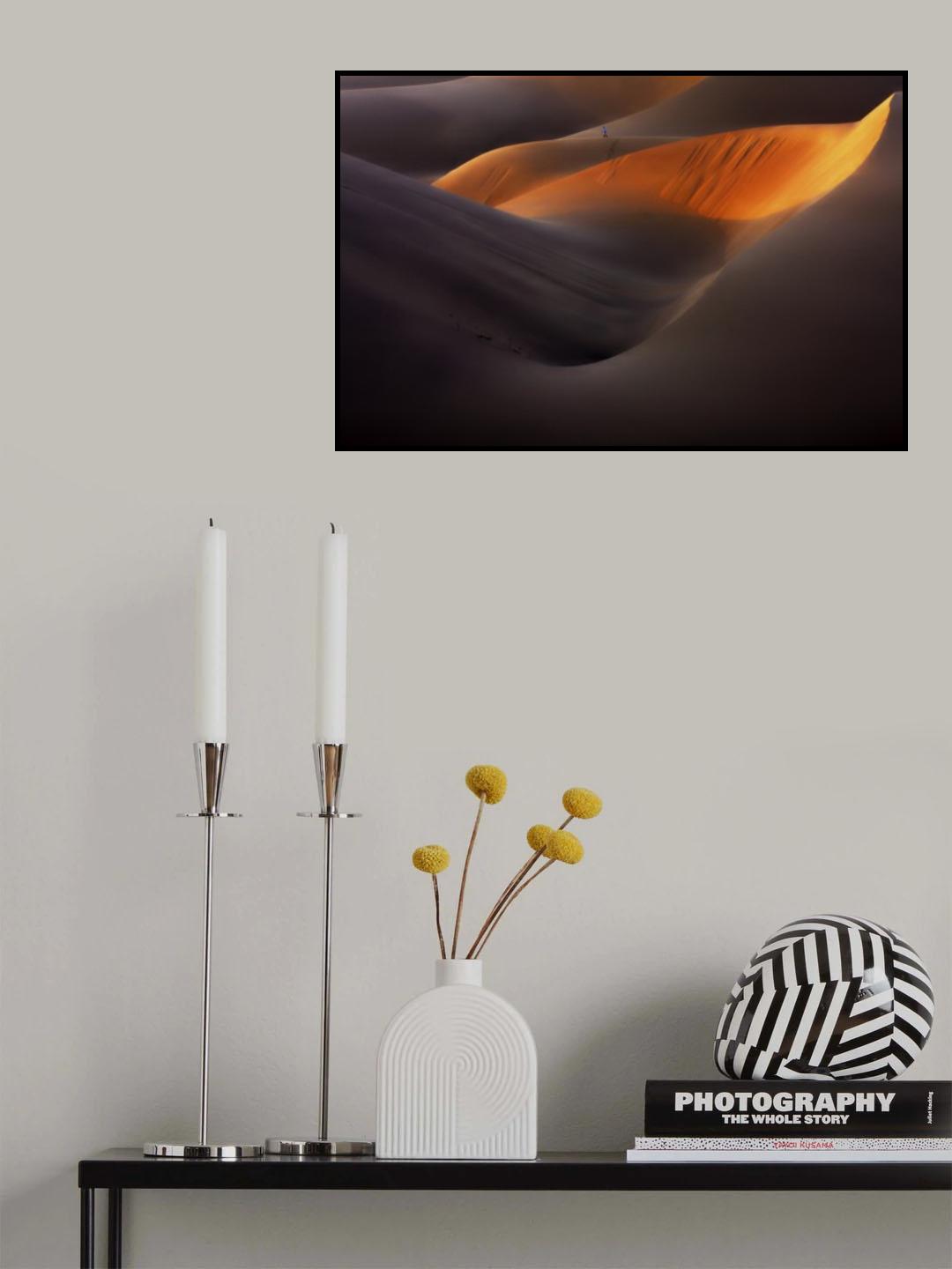 Desert Sunset Poster och Canvastavla