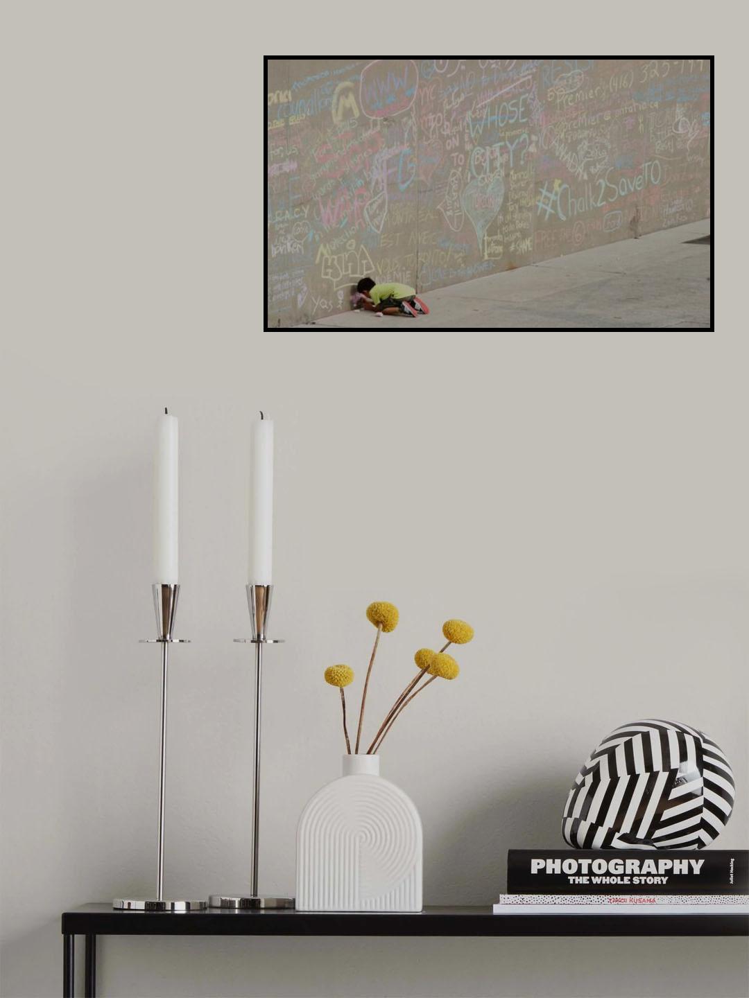 Chalk messages Poster och Canvastavla