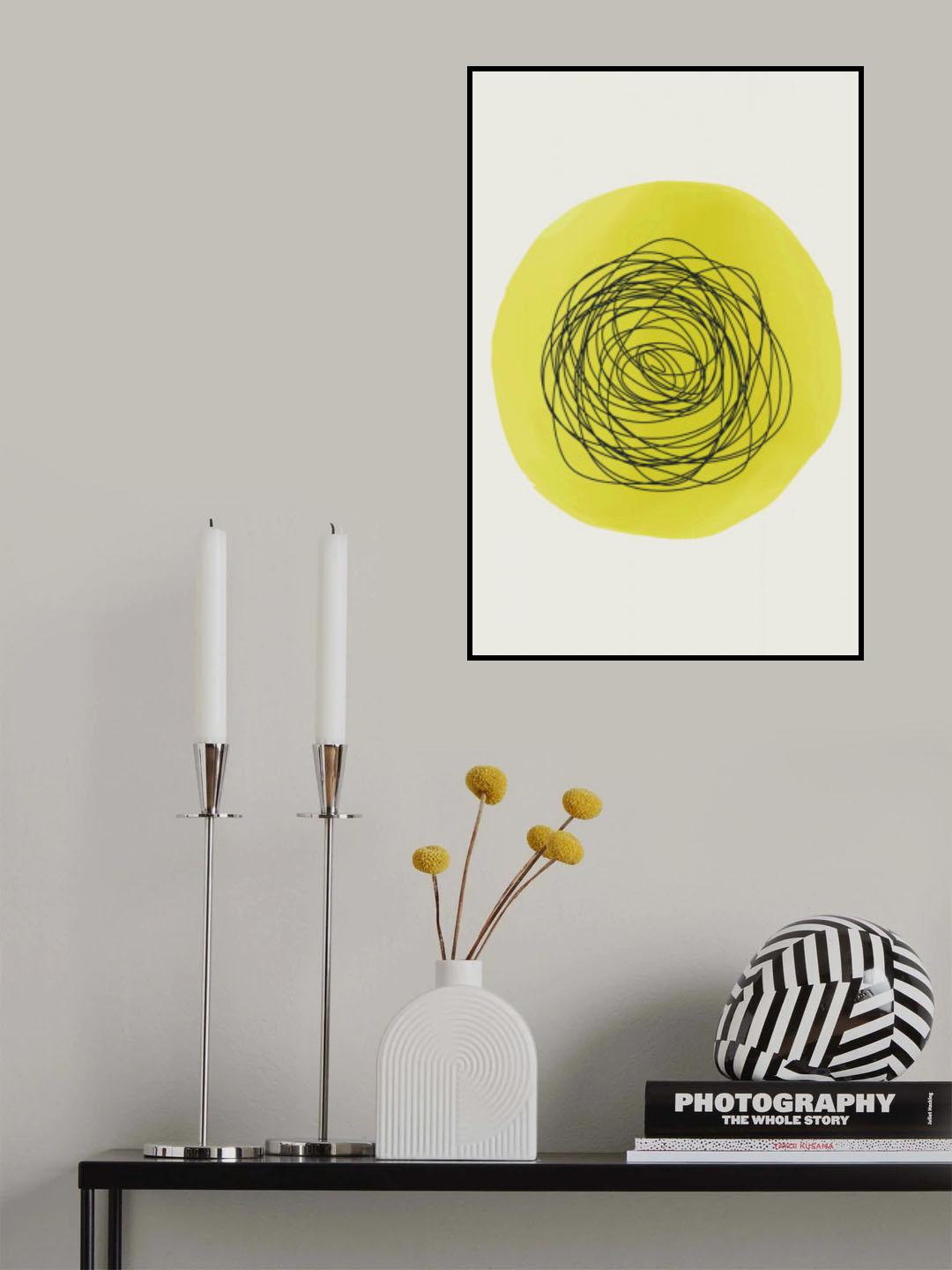 Geometric Watercolor #9 Poster och Canvastavla