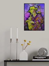 Jazz Sax Player Poster och Canvastavla