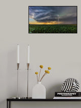 Supercell with Lightening Poster och Canvastavla