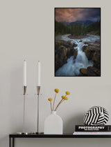 Sunwapta Falls Poster och Canvastavla
