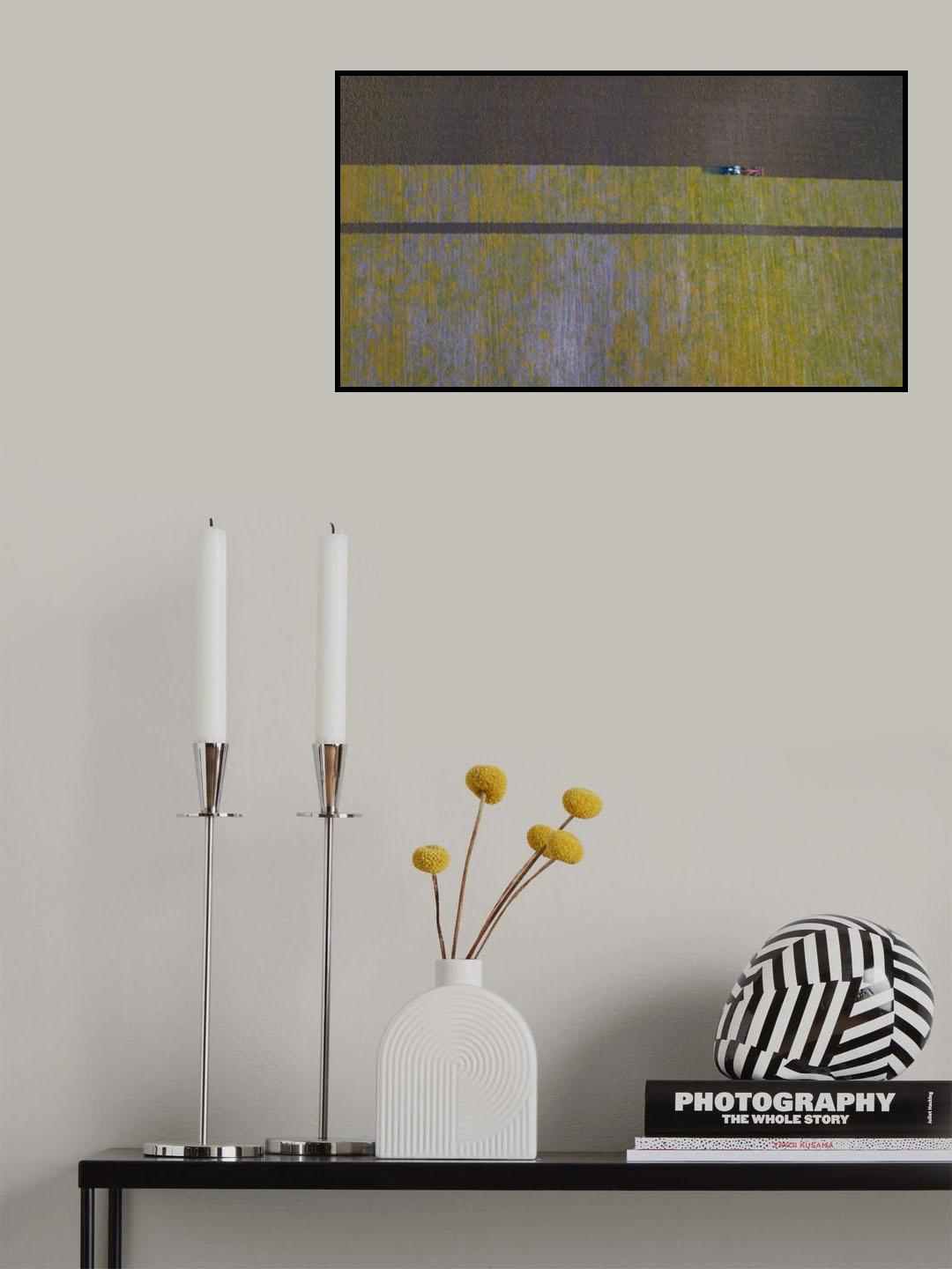 Farmer working Poster och Canvastavla