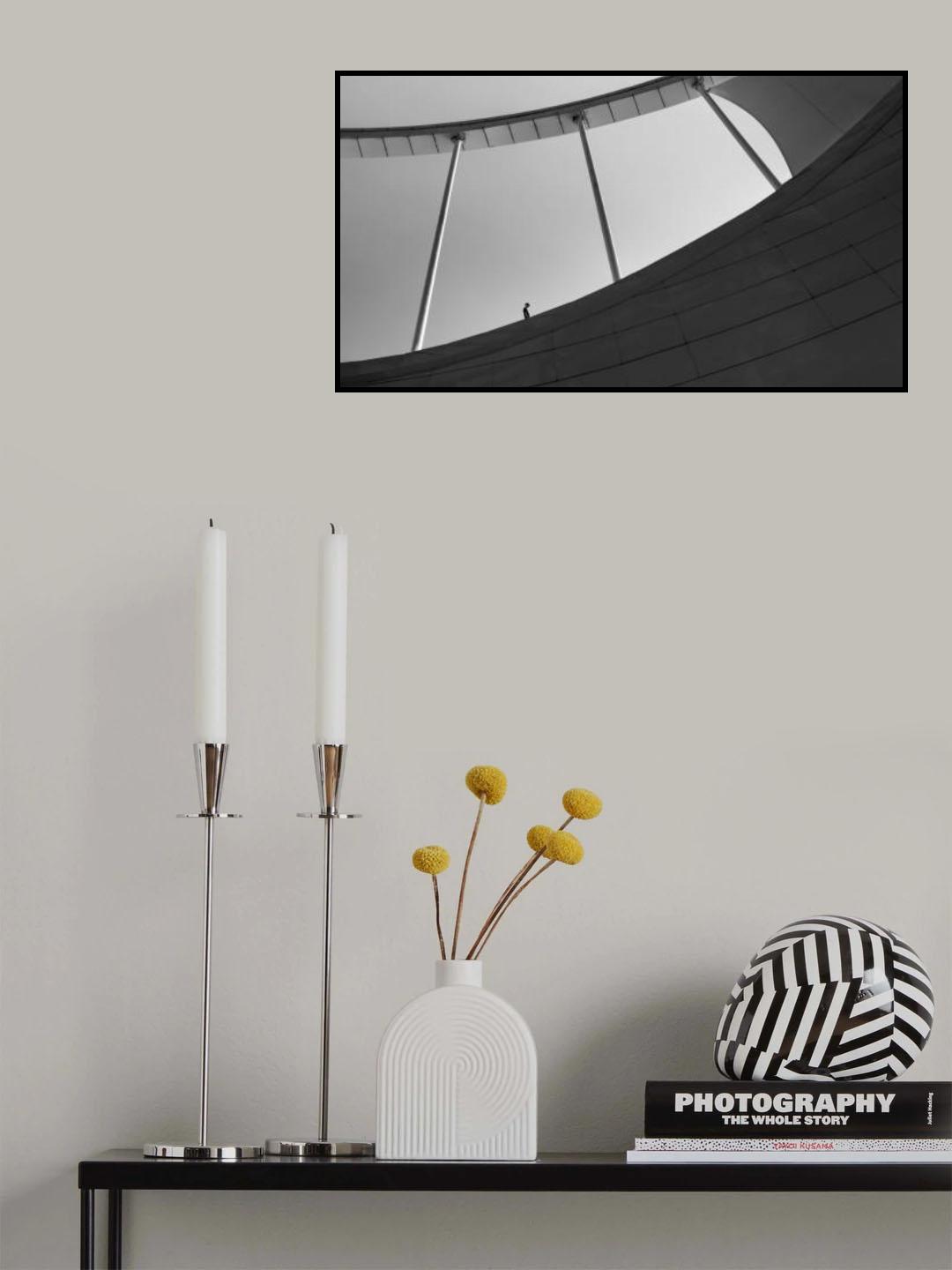 Man and architecture Poster och Canvastavla