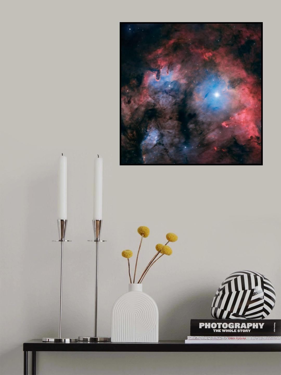 A face in space Poster och Canvastavla