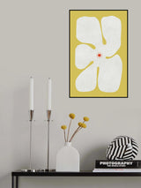 White Poppy Flower Poster och Canvastavla