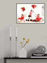Flying clown Poster och Canvastavla