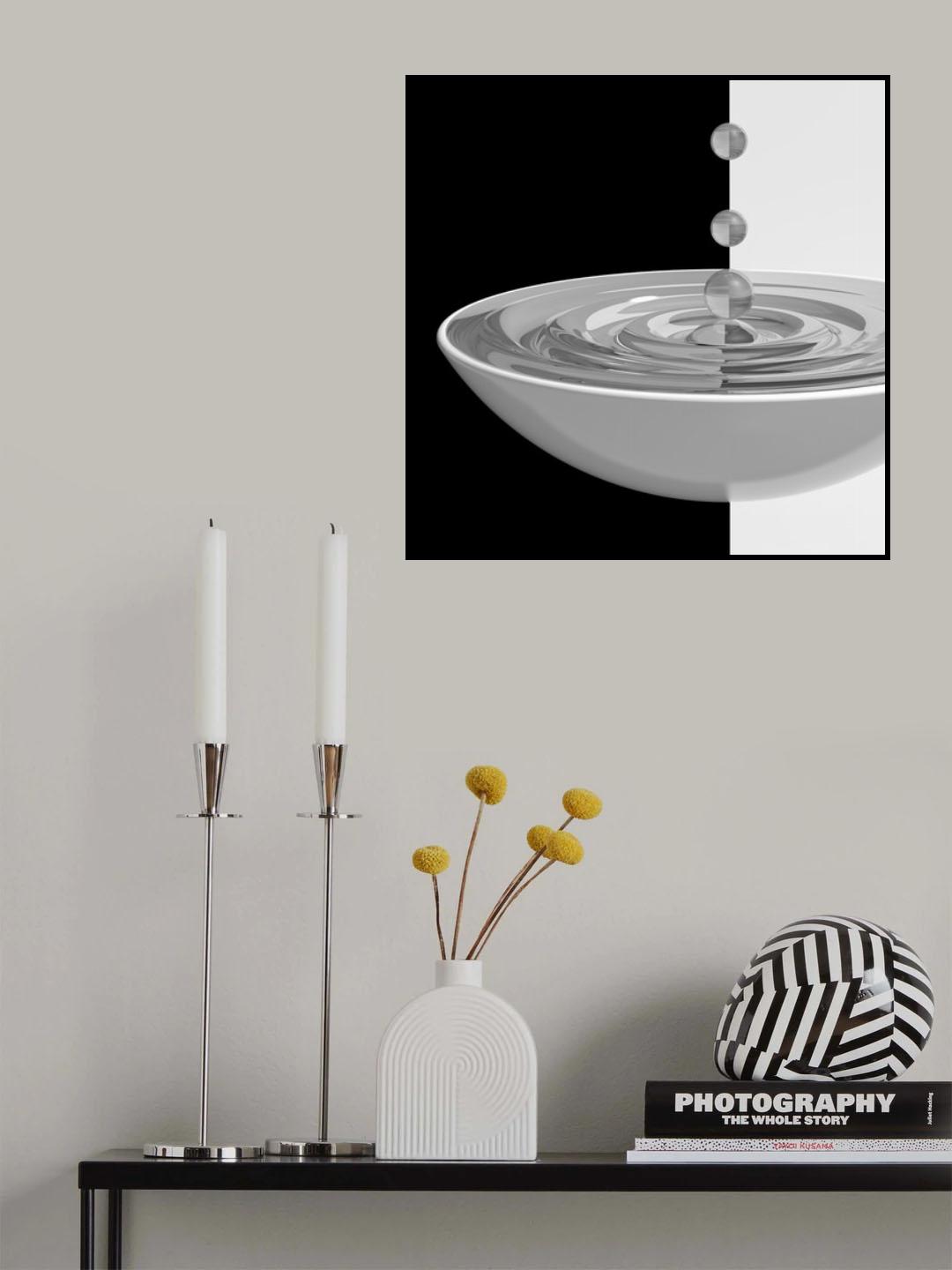 Water Reflection Poster och Canvastavla