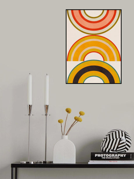 Rainbow Suns 6 Poster och Canvastavla