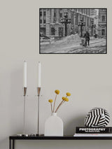 Snow sweeping Poster och Canvastavla