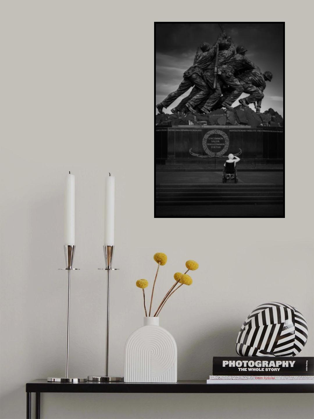 Salute Poster och Canvastavla