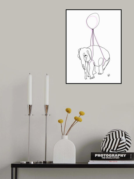 Baby Float Away Poster och Canvastavla