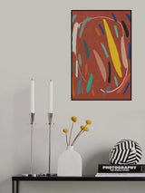 Color strokes 04 Poster och Canvastavla
