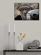 Peul boy a the gerewol festival-Niger Poster och Canvastavla