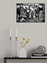 Life in a Mundari cattle camp - South Sudan Poster och Canvastavla