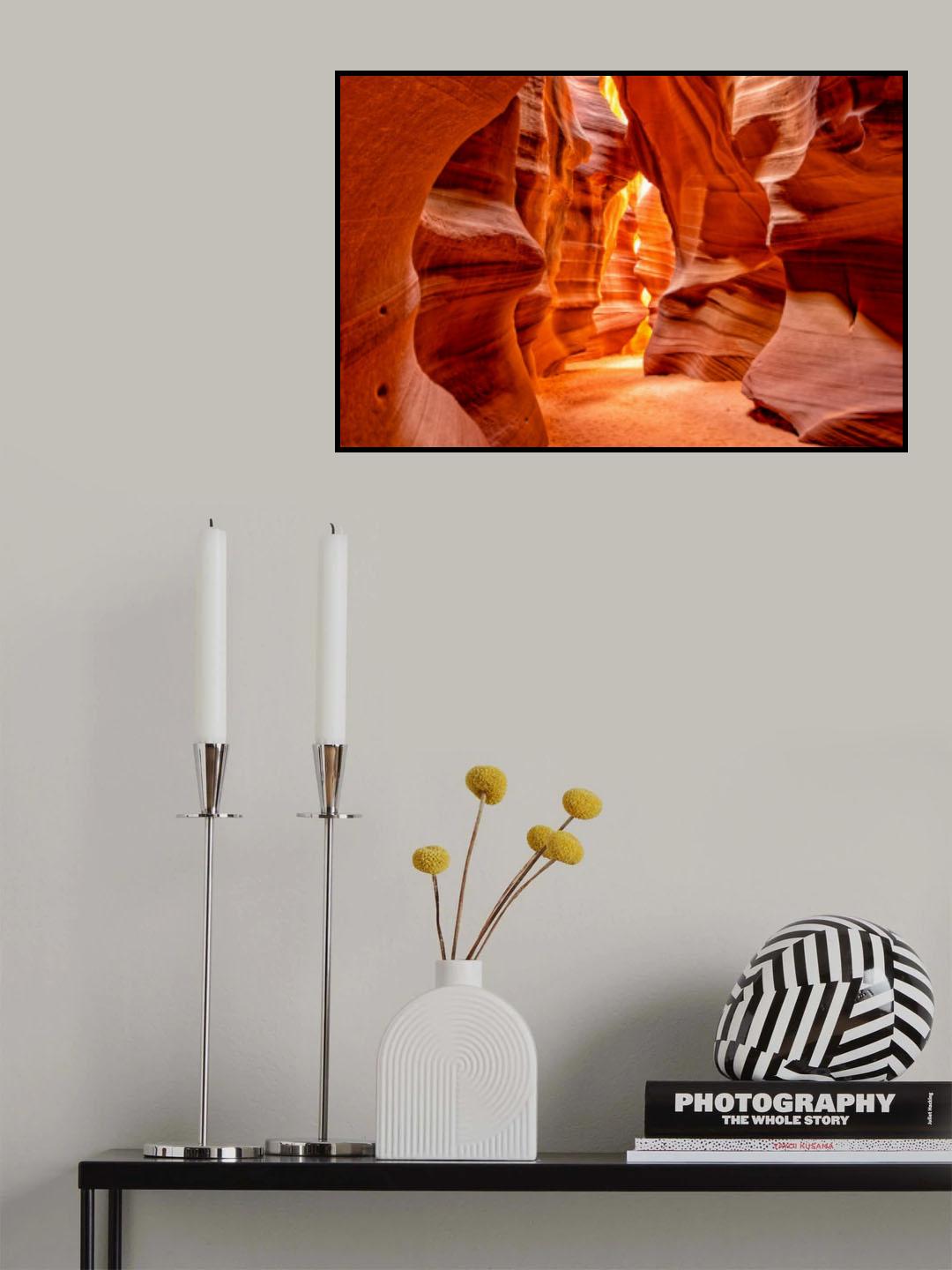 Antelope Canyon Poster och Canvastavla