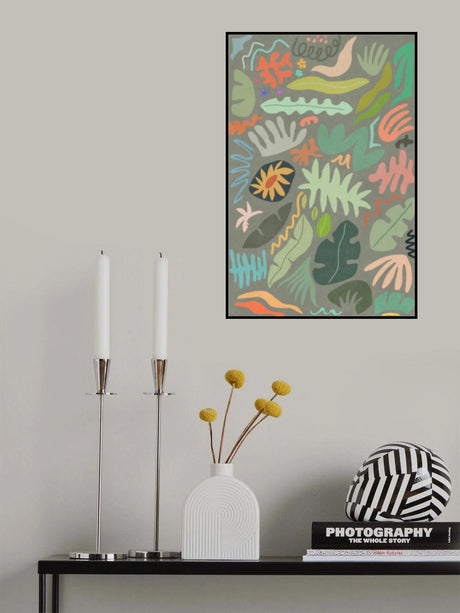 Botanical Colors and Shapes II Poster och Canvastavla
