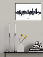 Limerick Ireland Skyline Poster och Canvastavla