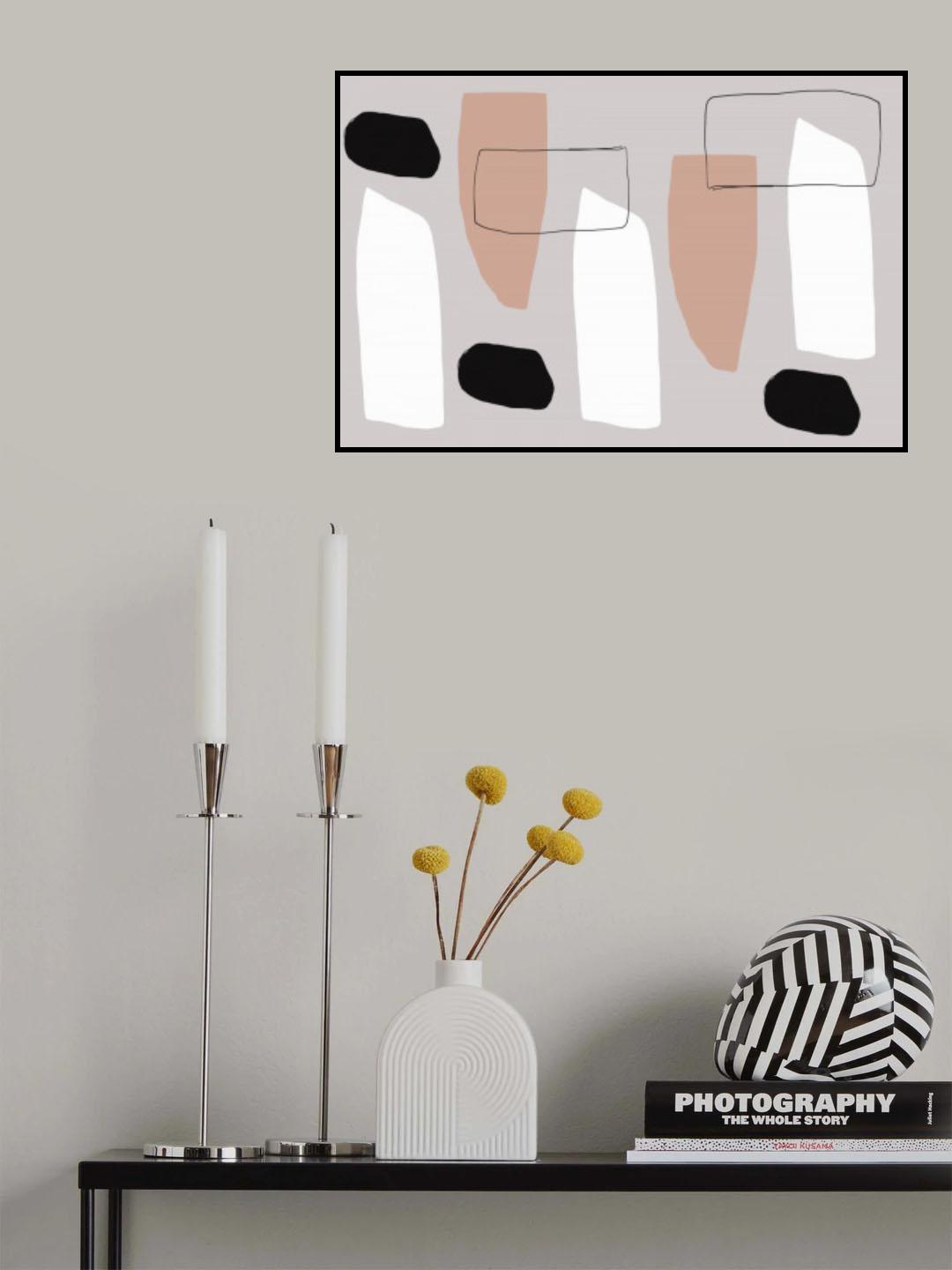Abstract Happiness Poster och Canvastavla