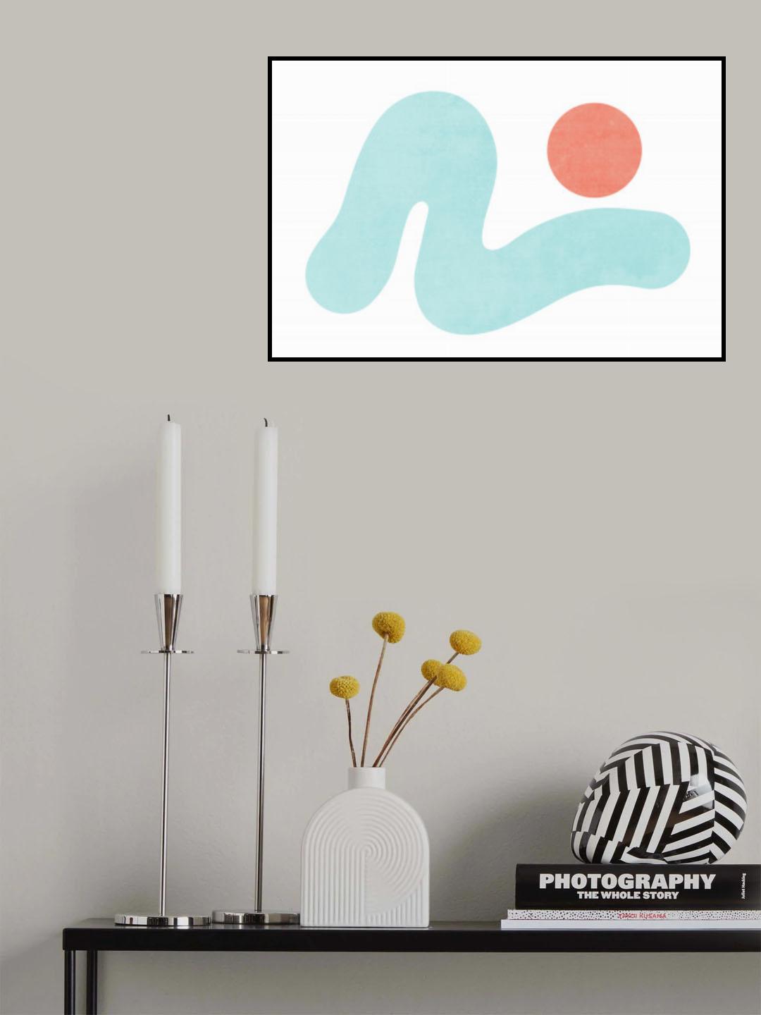 Landscape Shapes 13 Poster och Canvastavla