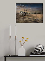 SHIP IN THE DESERT Poster och Canvastavla