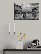 carrying her brother Poster och Canvastavla