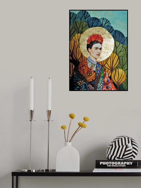 Frida Loves Klimt Poster och Canvastavla