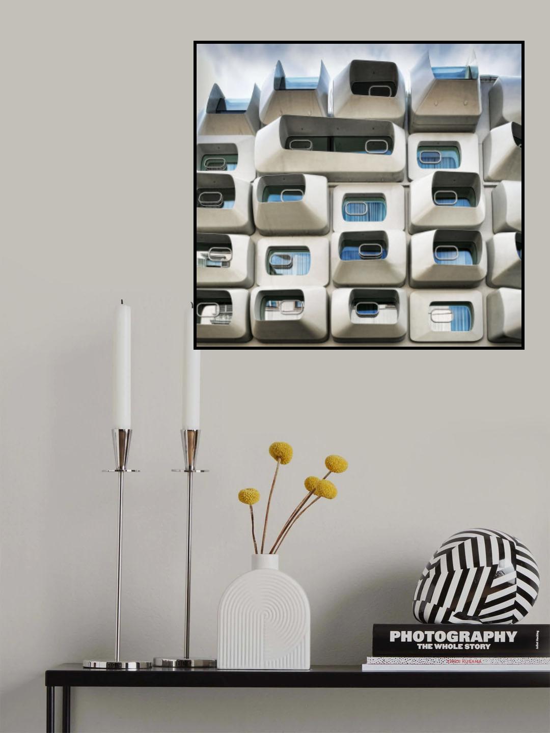 Zaha Hadid in Graz Poster och Canvastavla