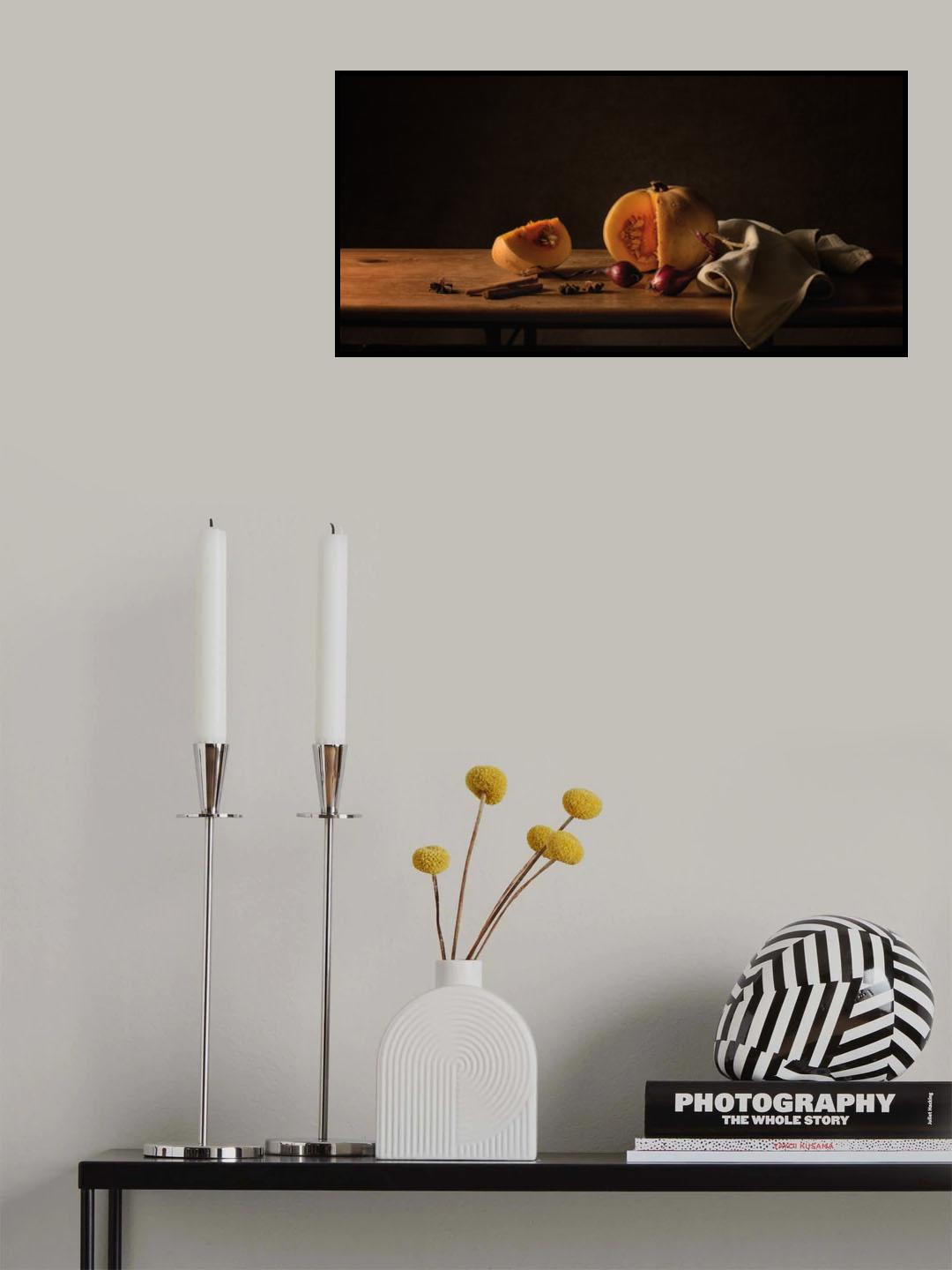 Still life pumpkin Poster och Canvastavla